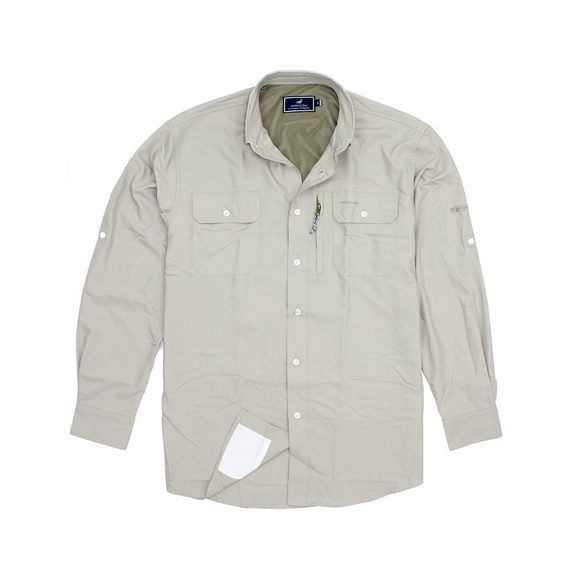OFFSHORE Fishing Shirt Khaki - Properly TiedThe Perfect Pair